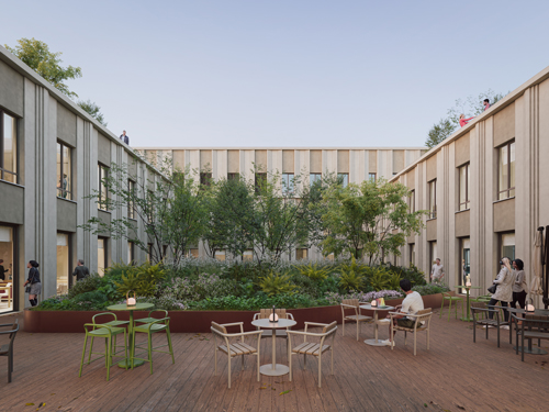 Rendu 3D Terrasse Cogedim Exndo Architecture Revoyet 2024