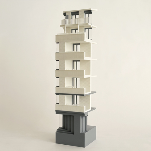 Maquette 3D Atelier Martel FROM Architectes Nanterre 2023