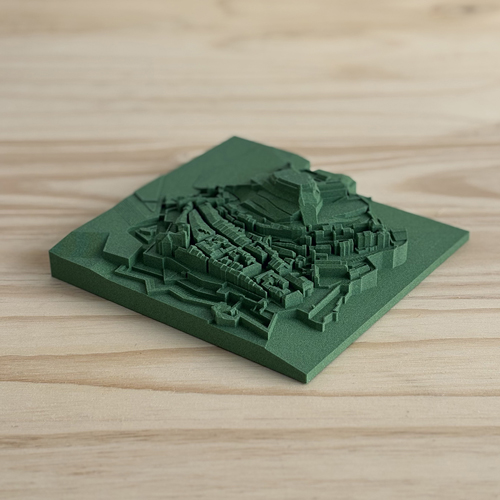 Maquette 3D ville Briançon Vauban patrimoine