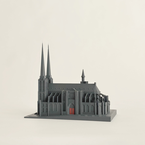 Maquette 3D Cathédrale Clermont Ferrand patrimoine 2026